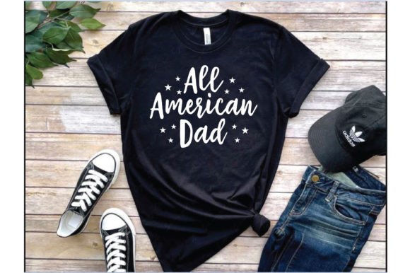 All America Dad Graphics & T-Shirt Designs