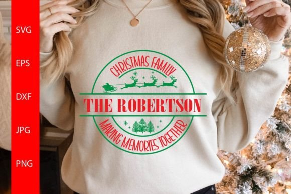 Christmas Family SVG: Graphics for T-Shirt Designs