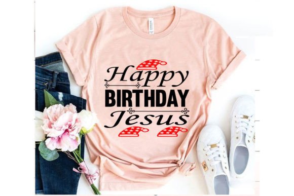Christmas Tshirt Design Happy Birthday Graphics