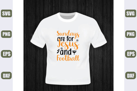 Football SVG Design: Sundays Are for Jes Graphics