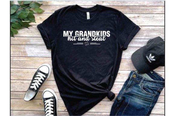 My Grandids Hit and Steal Graphics for T-Shirt Designs