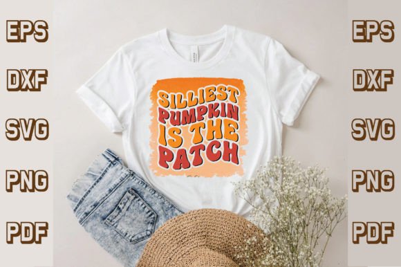 Silliest Pumpkin Retro SVG for T-Shirt Designs & Graphics